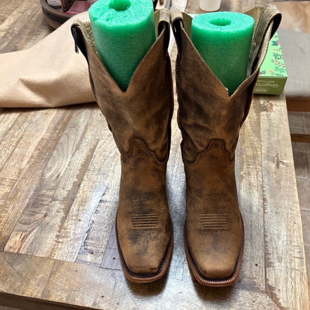 Justin Boots Distressed Brown Men's Western Pull-On Boots